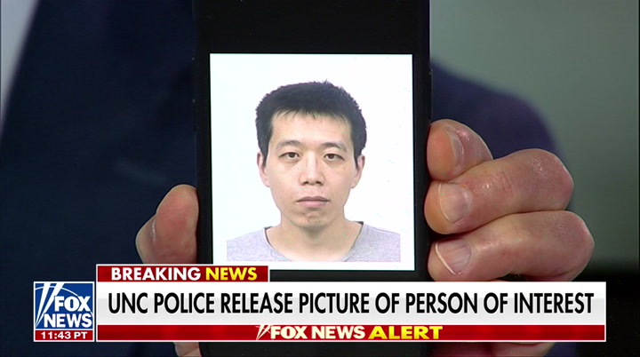 Fox News chyron called University of North Carolina shooting suspect “mostly white Asian.”